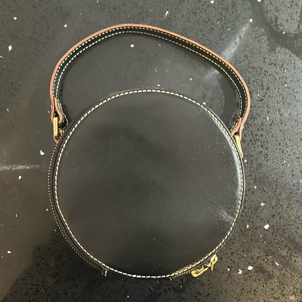 Circle Top Handle Crossbody Bag
